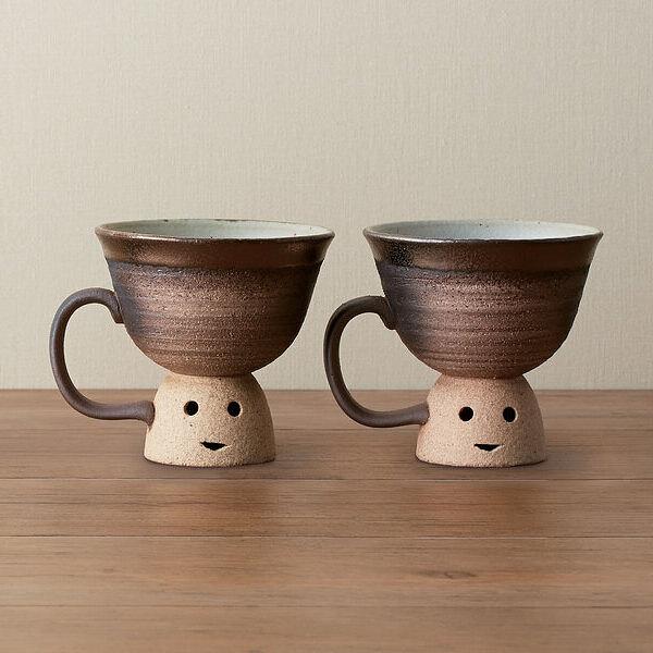 竜清窯 金彩 はにわ スイーツカップペア : スマートギフト Yahoo