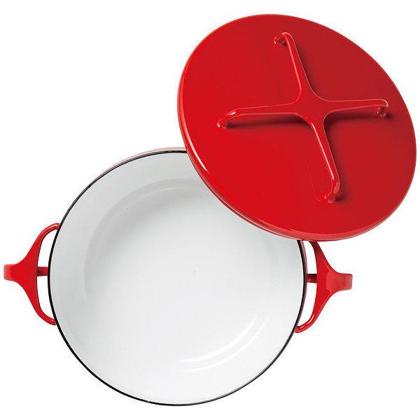 DANSK ダンスク コベンスタイルII ホーロー両手鍋 18cm チリレッド