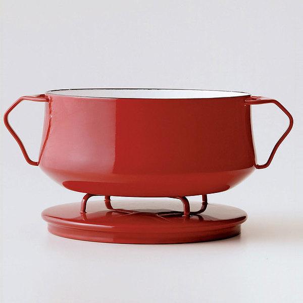 DANSK ダンスク コベンスタイルII ホーロー両手鍋 18cm チリレッド