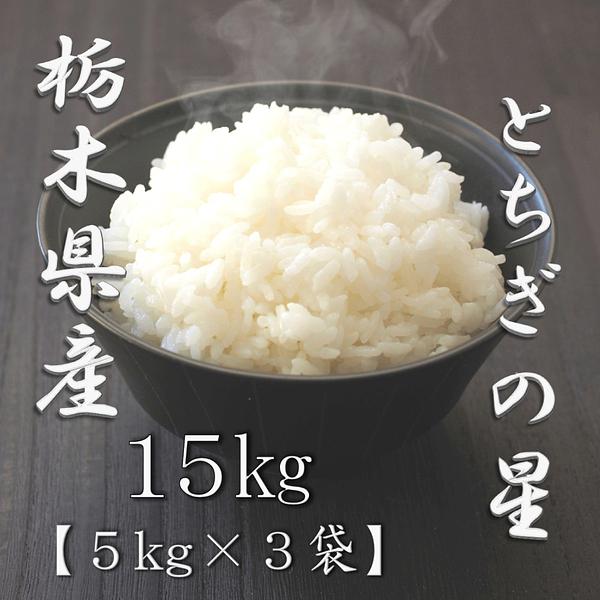新米 栃木県産とちぎの星 5kg×3袋 合計15kg : スマートギフト Yahoo!店