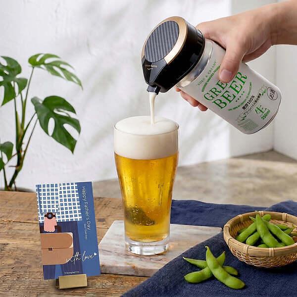 家飲みグッズ お家で楽しむ ワンタッチビールサーバー ブラック 父の日