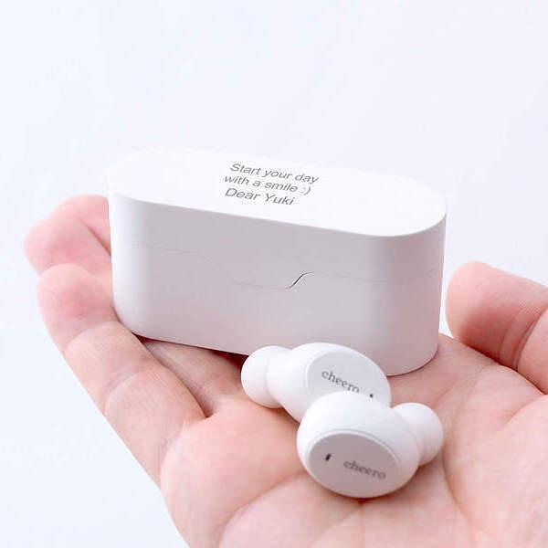 ミニワイヤレスイヤホン ホワイト 名入れ ワイヤレスイヤホン ミニ ホワイト : スマートギフト