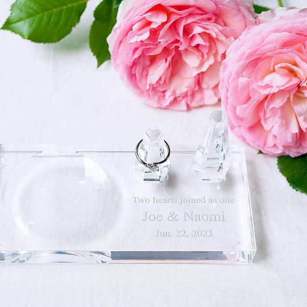 RCR製 クリスタル リング ホルダー サプライズプレゼントに トゥーユー 2-U クリスタルリングホルダー