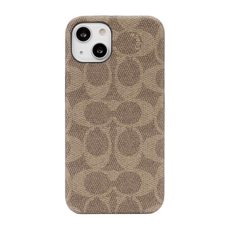 COACH コーチ スマホケース ハード ケース iPhone13 PVCレザー Coach柄 2021 Coach Slim Wrap Signature C｜smartitemshop｜03