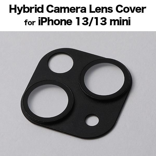 Hybrid Camera Lens Cover for iPhone 13/13 mini ブラック カメラレンズプロテクター 送料無料