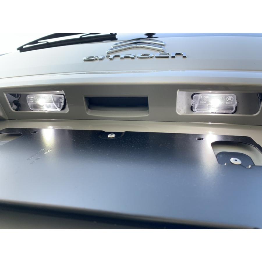 シトロエン　ベルランゴ　プジョーリフター　フィアットドブロ用LEDルームライトセット　ライセンスライト付 | スマート | 03