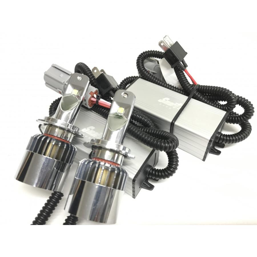 【ジャンク部品】バイク用LED (H4用) パーツとシトロエンC3用LED スマート シトロエンC3エアクロス専用LEDヘッドライトキット 6500k