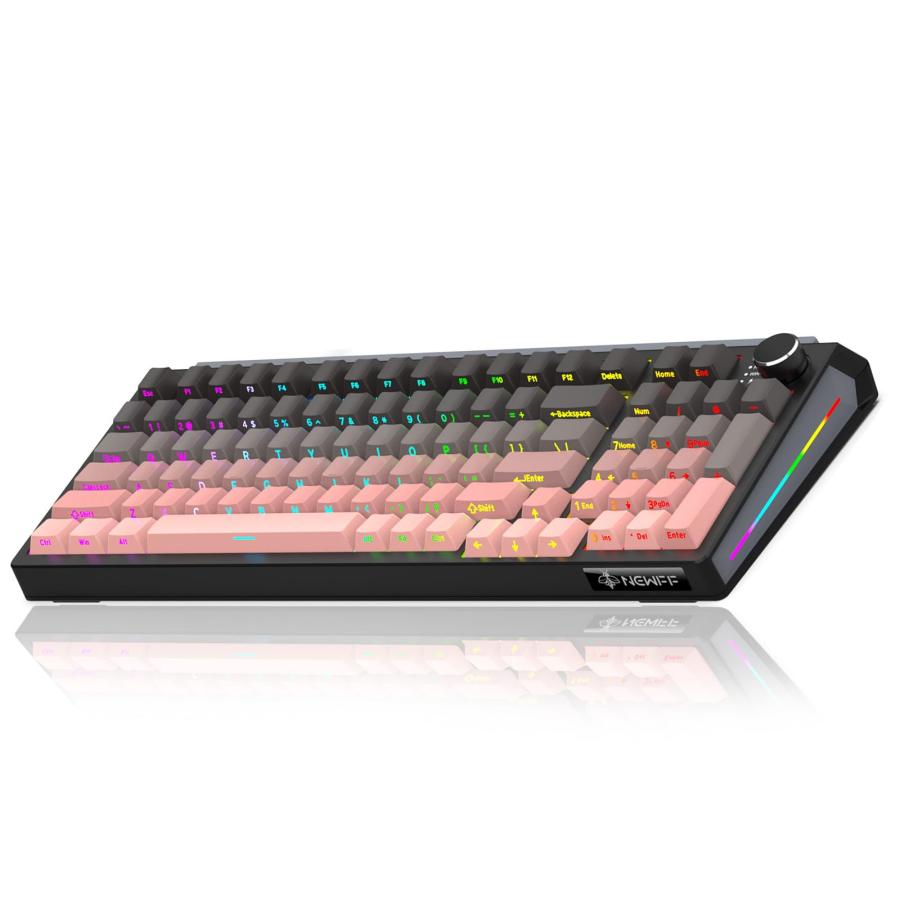 ゲーミングキーボード 97キー テンキー付き トライモード BT/2.4GHz