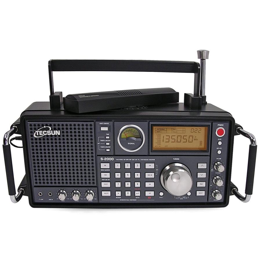 Tecsun S 00 Fmステレオ Air Lw Mw Sw Ssb エアバンド Pllシンセサイザーワールドバンドレシーバー プロフェッショナルbcl受信機 日本語説明書付き 返品送料無料