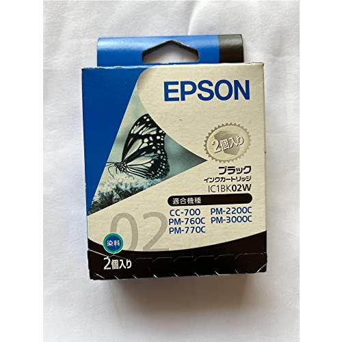 EPSON IC1BK02W(モノクロインクカートリッジ×2) : b00005of9a