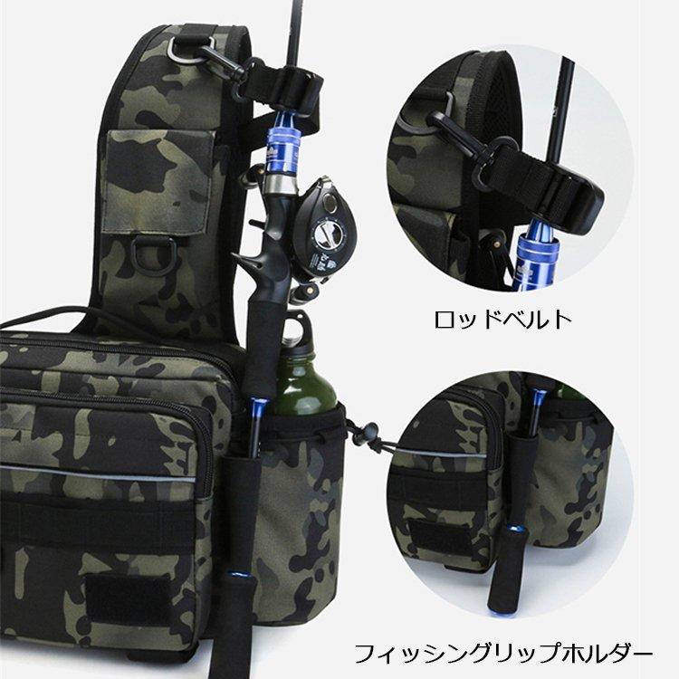 人気ブランドの タックルバッグ 釣りバッグ フィッシングバッグ ランガンバッグ アウトドア フィッシング 釣り ウエストバッグ ショルダーバッグ バック フィッシングバッグ カラー 迷彩 Binghamtonhots Com