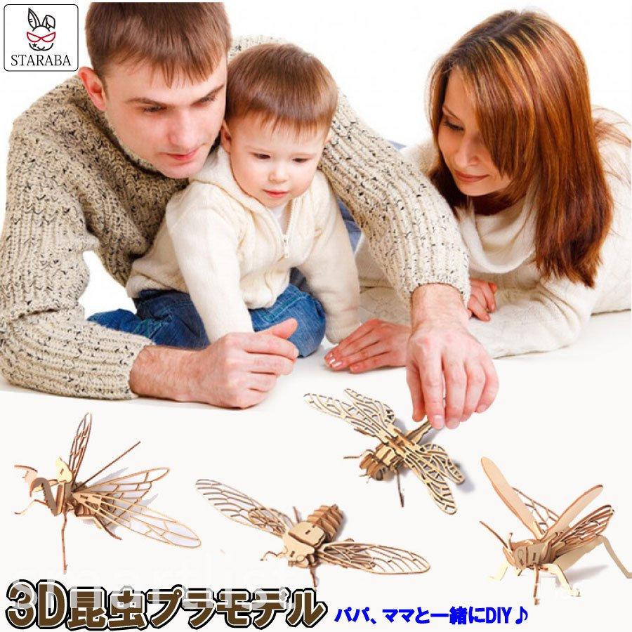 木製 おもちゃ Diy 昆虫 組み立て プラモデル 男の子 女の子 知育 親子 誕生日 クリスマス プレゼント メール便 Pa0fd Smartlist 通販 Yahoo ショッピング