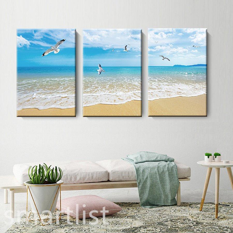 3枚セット ファブリック 海 海辺 ビーチ 砂浜 インテリア ファブリック 絵 人気 30 40cm 壁掛け アートパネル プレゼント アートフレーム P Smartlist 通販 Yahoo ショッピング