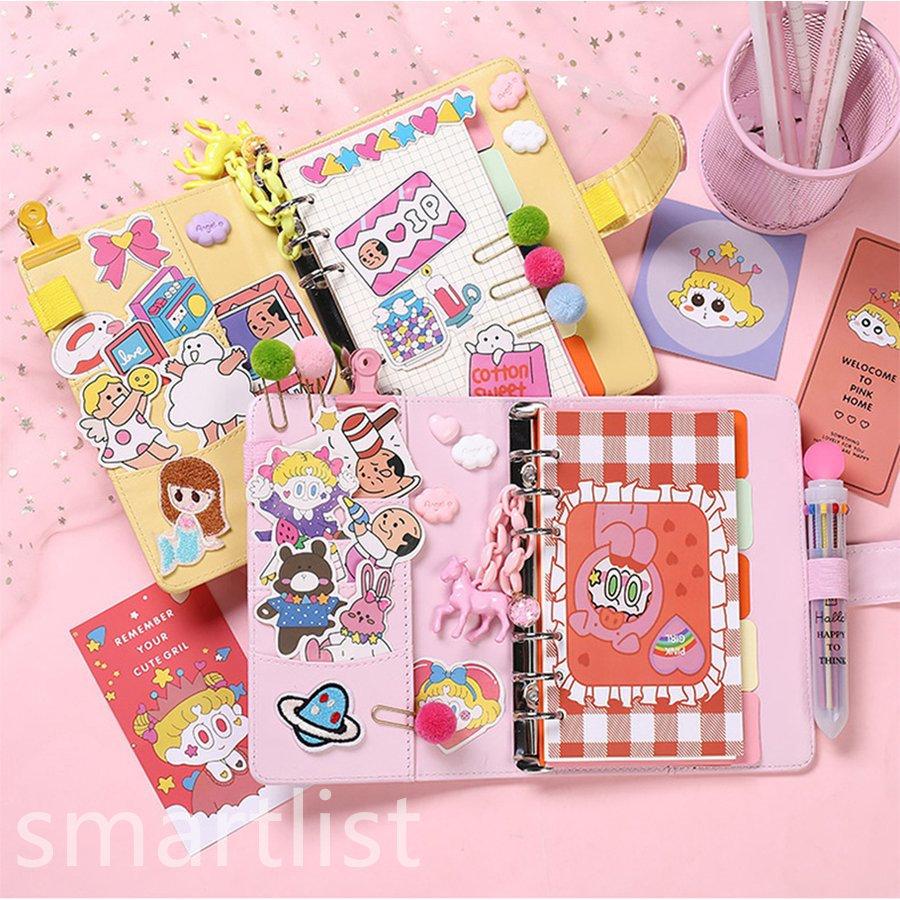 かわいい手帳 メモ帳 ノート ダイアリー おしゃれ スケジュール帳 日記 可愛い文房具 Diyシール クリスマス プレゼント 誕生日 ギフト 子供 女の子 Pa47f Smartlist 通販 Yahoo ショッピング