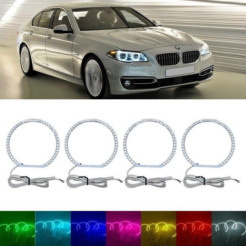 BMW イカリング ライト レンズ　E36/E38/E39/E46適応 LED　RGB・15色変化・点滅　4点セット 車用LEDライト 交換LED｜smartlist
