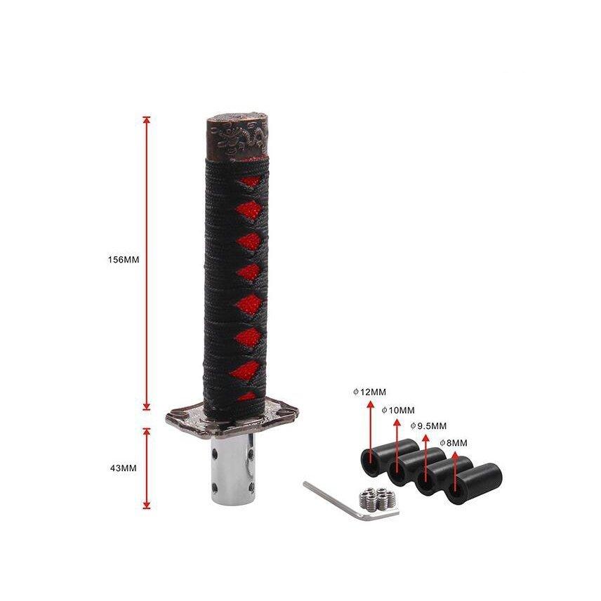 車 シフトノブ MT AT 日本刀 柄型 ロングタイプ 和風 侍 日本刀 刀シフト おしゃれ カスタム 汎用品｜smartlist｜04