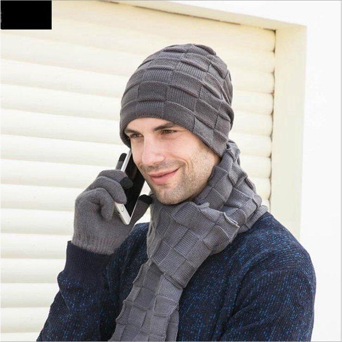 素晴らしい外見 マフラー付き 裏起毛 手袋 3点セット メンズ ニット帽 ニットキャップ フリーサイズ帽子 ゆったり 秋冬 通学 通勤 スキー 暖かい 防寒 ニット帽 ビーニー カラー ネイビー Www Fcc Com Br