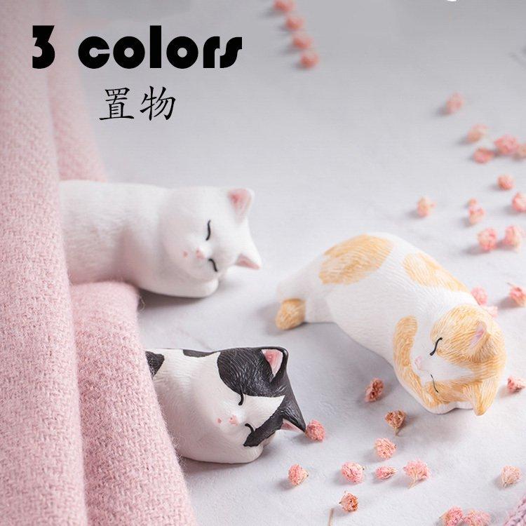 キャットの置物 猫 動物 陶器 オーナメント 自動車置物 かわいい 卓上置物 おしゃれ インテリア 装飾 事務室 居間 置き物 雑貨 装飾品 小物 癒し プレゼント 3色 Pe86f Smartlist 通販 Yahoo ショッピング