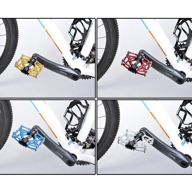 人気No.1】 OSC 自転車 クロスバイクペダル 超軽量 アルミ合金 滑り止め クロスバイク MTB フラットペダル 耐久性よい 2個セット 