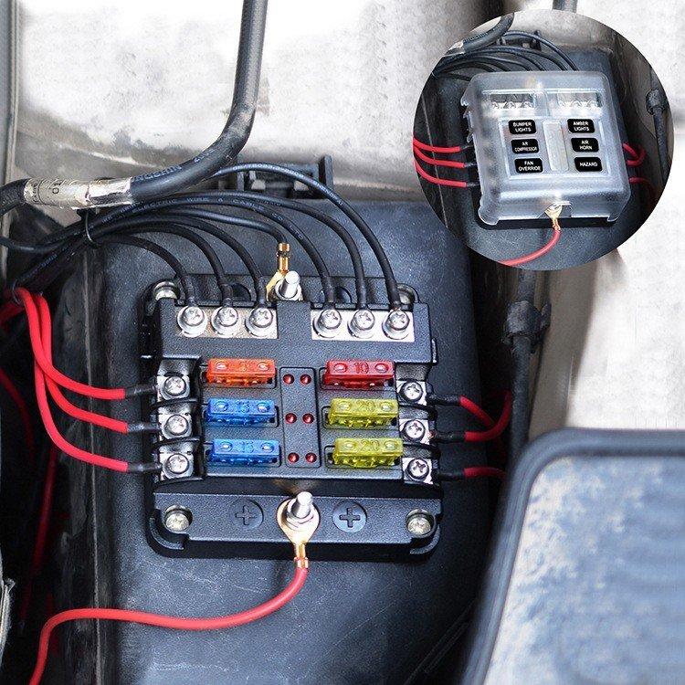 最新 ヒューズボックス 6分岐 配線 回路カーボート 最新 ヒューズボックス 6分岐 配線 回路カーボート