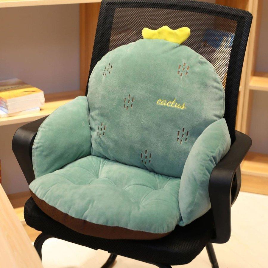大人も着やすいシンプルファッション 座椅子 腰 ポップなデザイン 植物 車用 オフィス かわいい 腰枕 座布団 背もたれ付き座布団 クッション 大人気 椅子用 ふわふわ 誕生日プレゼント クッション カラー Color3ピンクイチゴ