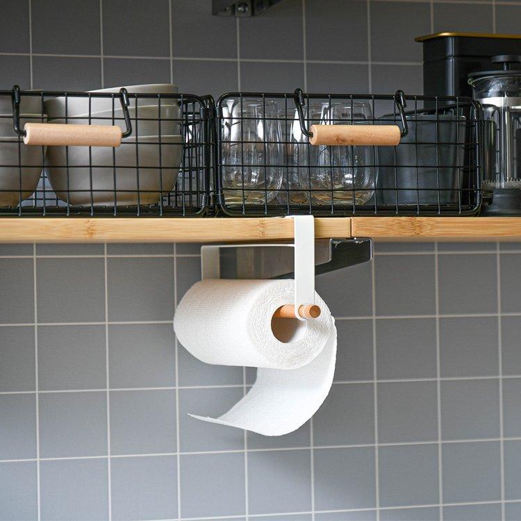 キッチンペーパーホルダー キッチンペーパーハンガー ペーパーホルダー おしゃれ 吊り 戸棚下 つり棚 吊り戸棚 棚 キッチン収納 収納 シンプル P Smartlist 通販 Yahoo ショッピング