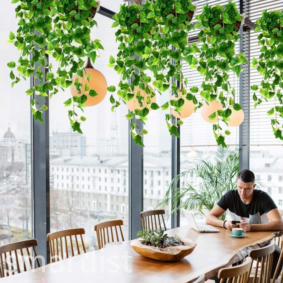 フェイクグリーン 観葉植物 グリーンカーテン 目隠し フェイク インテリア ツル ナチュラル 飾り用 撮影用 ホーム パーティー 部屋飾り 母の日 送料無料 P Smartlist 通販 Yahoo ショッピング