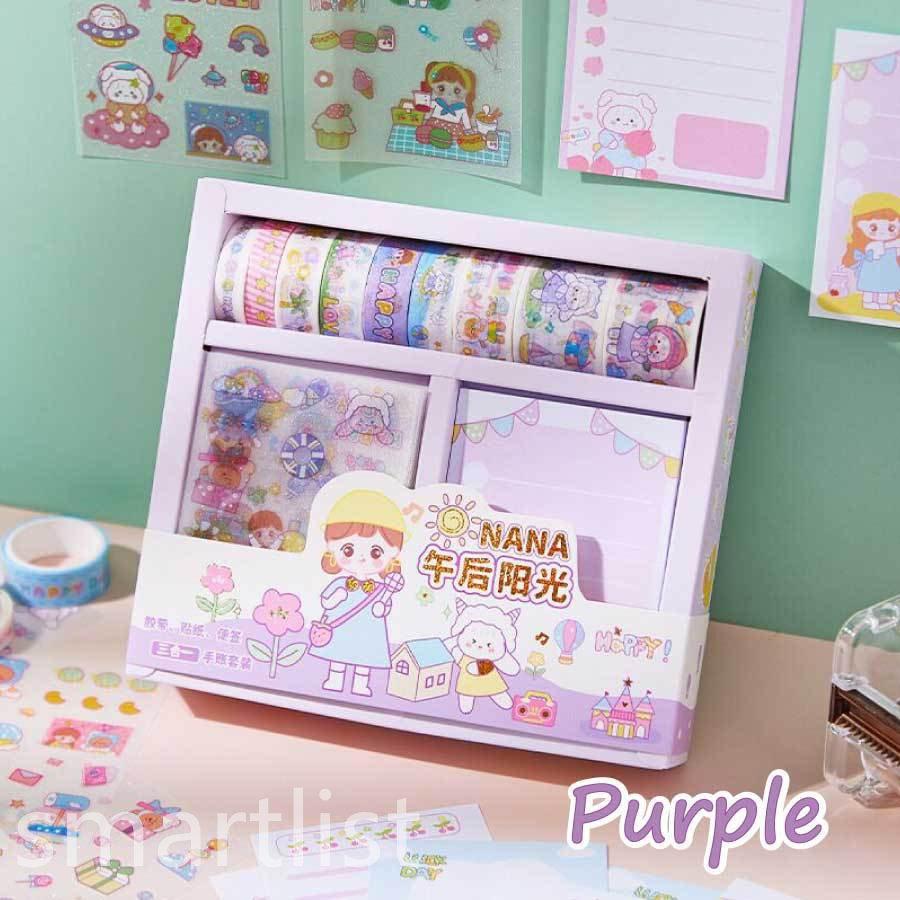 デコレーション 3点セット マスキングテープ 手帳シール 箋紙 おしゃれ 萌え 和紙テープ Diy デコ 可愛い 装飾 小物 クリスマス プレゼント P Smartlist 通販 Yahoo ショッピング