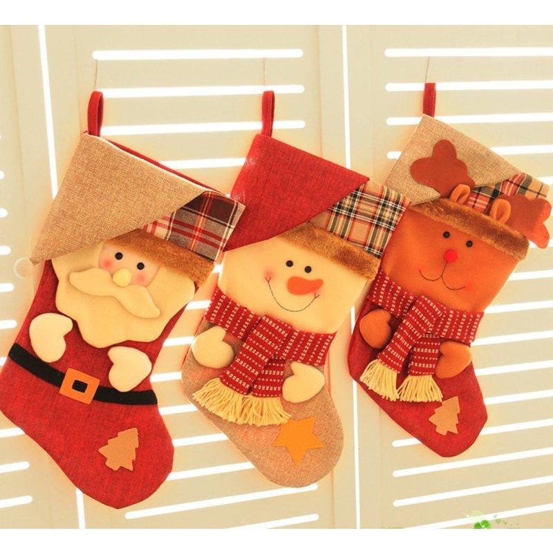 クリスマス 靴下 大きい ソックス クリスマス ギフトバッグ 特大 クリスマスツリー 飾り 壁 オーナメント クリスマス 袋 大きい サンタクロース 雪だるま｜smartlist｜04
