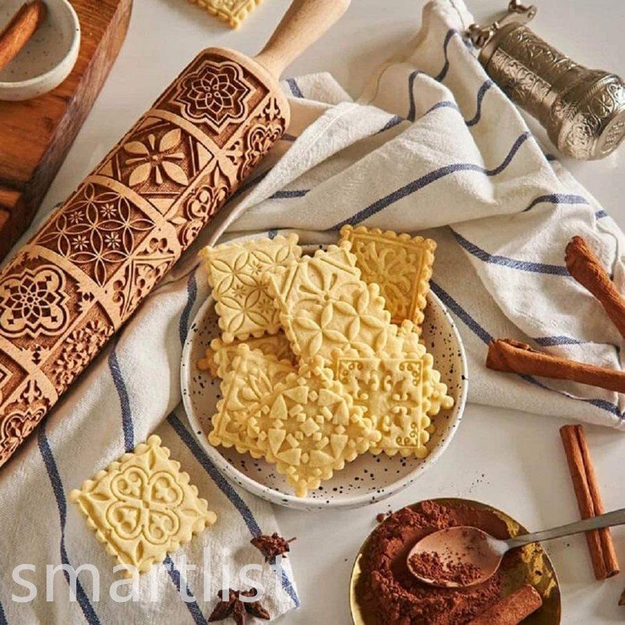 激安特価品 クッキー用のめん棒 木製 めん棒 35cm クッキー道具 メン棒 麺棒 クッキー作り お菓子作り クッキー 使いやすい Discoversvg Com