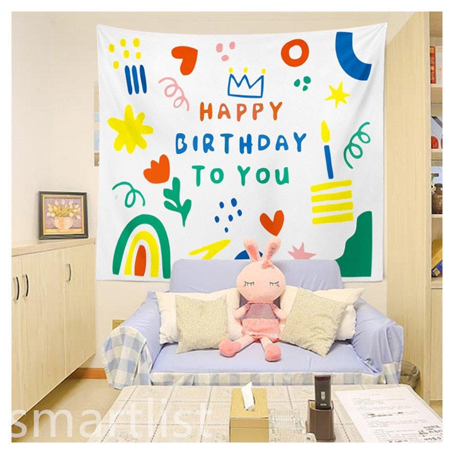 Happy Birthday 誕生日タペストリー ハッピーバースデー バースデー 誕生日 パーティー 飾り 子供 ベビー 赤ちゃん パーティーグッズ  かわいい :p21733607d4e8:SmartList - 通販 - Yahoo!ショッピング