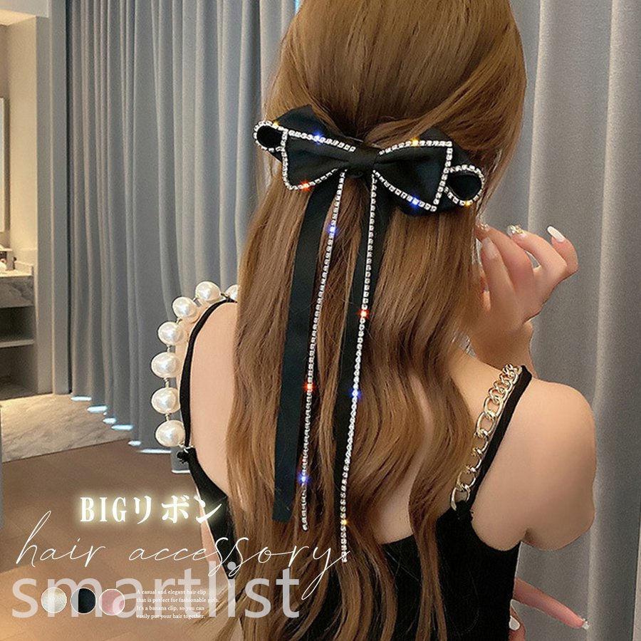 ビッグリボン バレッタ 韓国 ヘアアクセ :p21751037d02c:SmartList