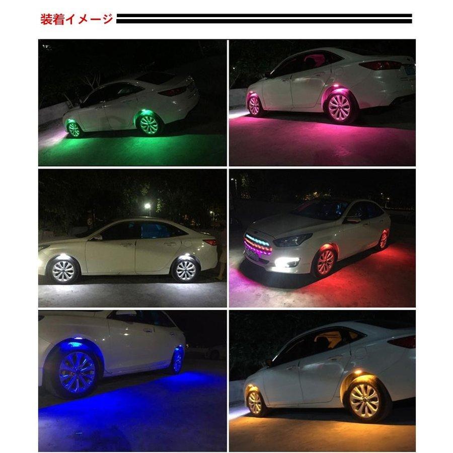 自動車 LEDサイドマーカー フェンダーマーカー 1台分(4点) ウィンカー マーカーランプ 車高灯 車幅灯 デイライト 3Mテープ 粘着式 汎用 新型｜smartlist｜07