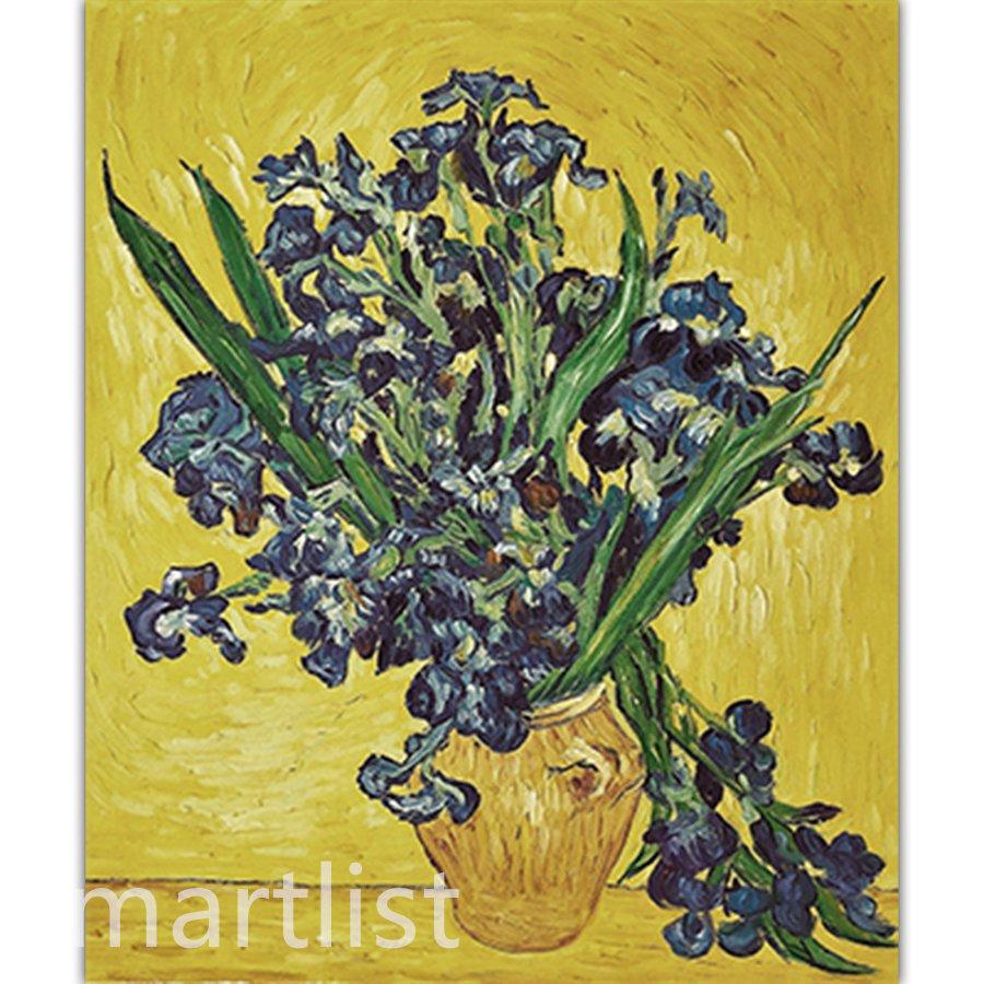 ゴッホ ファブリックパネル 絵画 インテリア ファブリック 絵 アイリスのある花瓶 黄色い背景 40 60cm 壁 アートパネル リビング プレゼント Pb8b Smartlist 通販 Yahoo ショッピング
