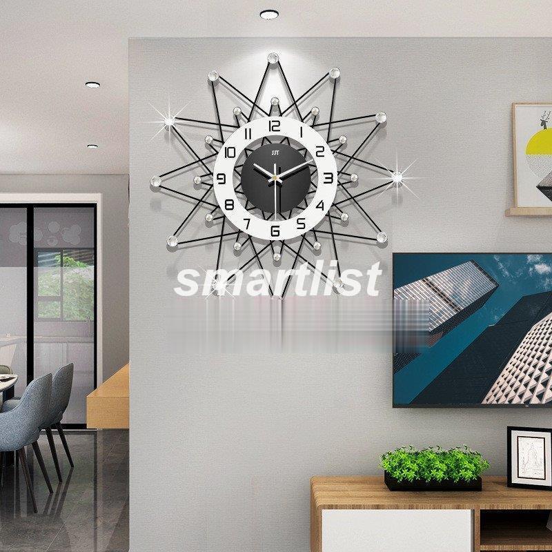 壁掛け時計 おしゃれ 北欧 デザイン 高級感 ギフト 掛時計 引っ越し祝い 入学祝い 玄関 インテリア時計 ブラック ホワイト デジタル Smart628 Clock761 Smartlist 通販 Yahoo ショッピング