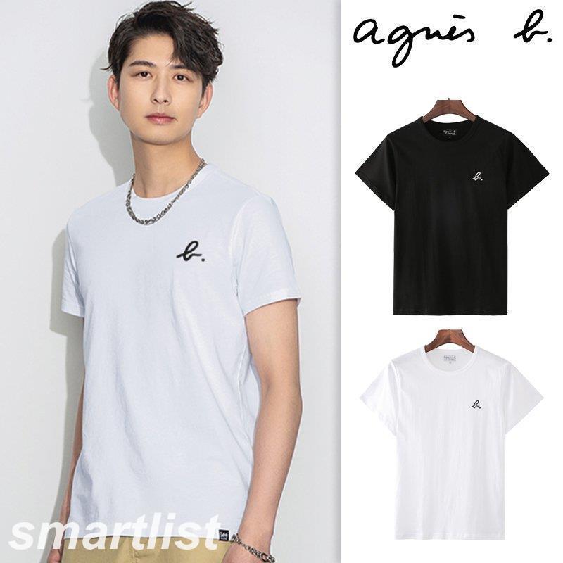 １着でも送料無料 夏得セール アニエスベー Agnes B Tシャツ メンズ 半袖 Tシャツ ブランド ロゴ 無地 綿100 コットン オーバーサイズ ゆったり 大きめ おしゃれ Aynaelda Com