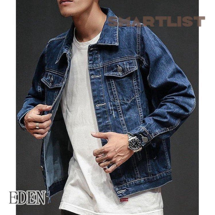 デニムジャケット メンズ アウター コート Gジャン ジージャン トップス 通勤 カジュアル 2019秋冬新作 デニムジャケット メンズ アウター コート Gジャン ジージャン トップス 通勤 カジュアル 袖丈64cm