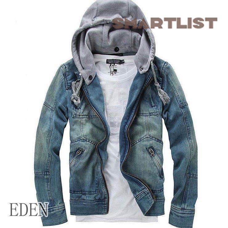 デニムジャケット メンズ アウター コート Gジャン ジージャン トップス 通勤 カジュアル 2019秋冬新作 5cm デニムジャケット メンズ アウター コート Gジャン ジージャン トップス 通勤 カジュアル 袖丈62cm