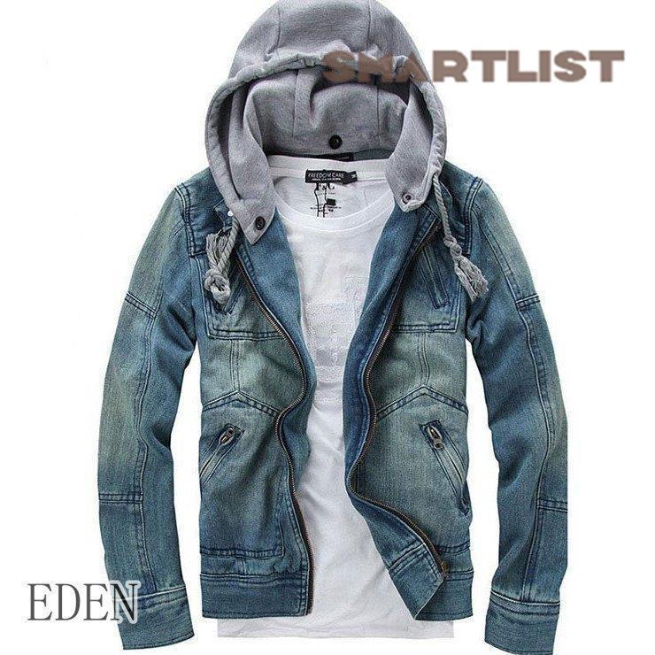 デニムジャケット メンズ アウター コート Gジャン ジージャン トップス 通勤 カジュアル 2019秋冬新作 5cm デニムジャケット メンズ アウター コート Gジャン ジージャン トップス 通勤 カジュアル 袖丈62cm