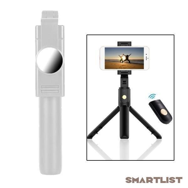 Bluetooth Selfie StickBluetoothリモートシャッター三脚ホルダー携帯電話用ホワイト｜smartlist｜03