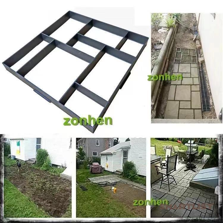 コンクリートパス金型 型枠 ガーデン舗装型 再利用可能 舗装セメントブリックモールド 用庭芝モールド｜smartlist｜03