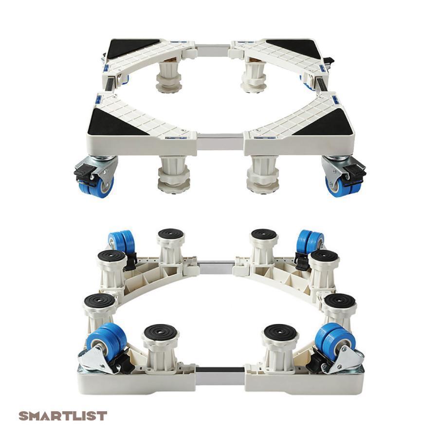 洗濯機台 キャスター付き かさ上げ 洗濯機スライド台  洗濯機ラック 置き台 冷蔵庫 底上げ台 移動｜smartlist｜17