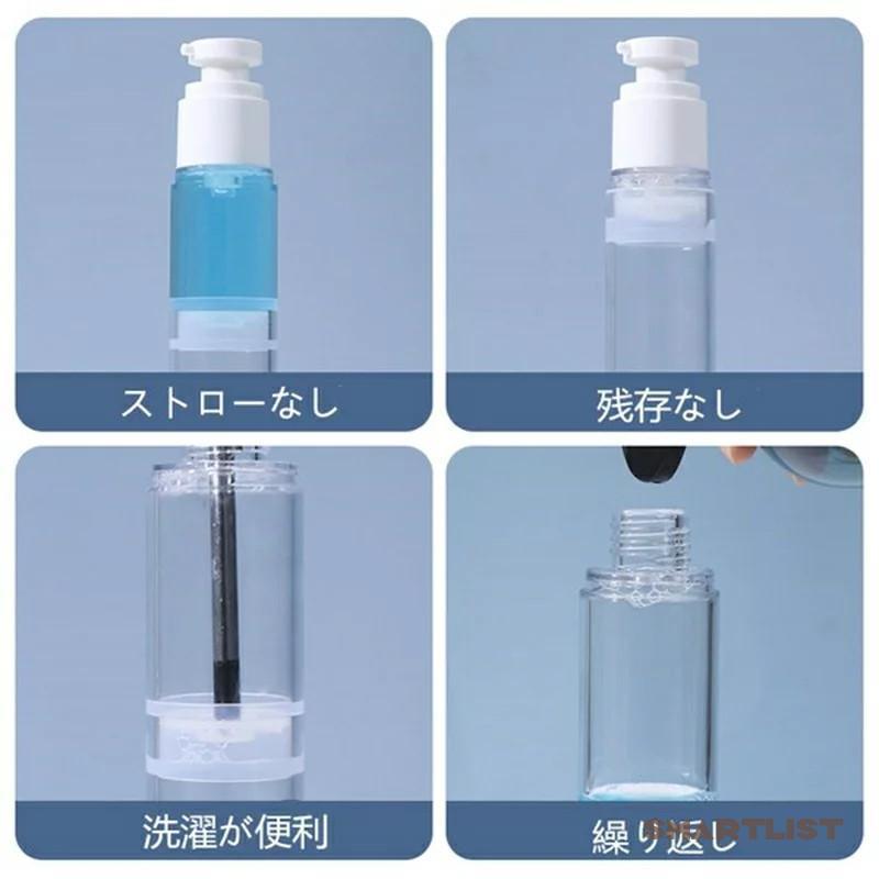 スプレーボトル ２個セット 15ml 30ml 50ml アルコール 携帯スプレーボトル 詰め替え 化粧水 旅行 持ち運びに便利 ミニ 香水ボトル 透明｜smartlist｜04