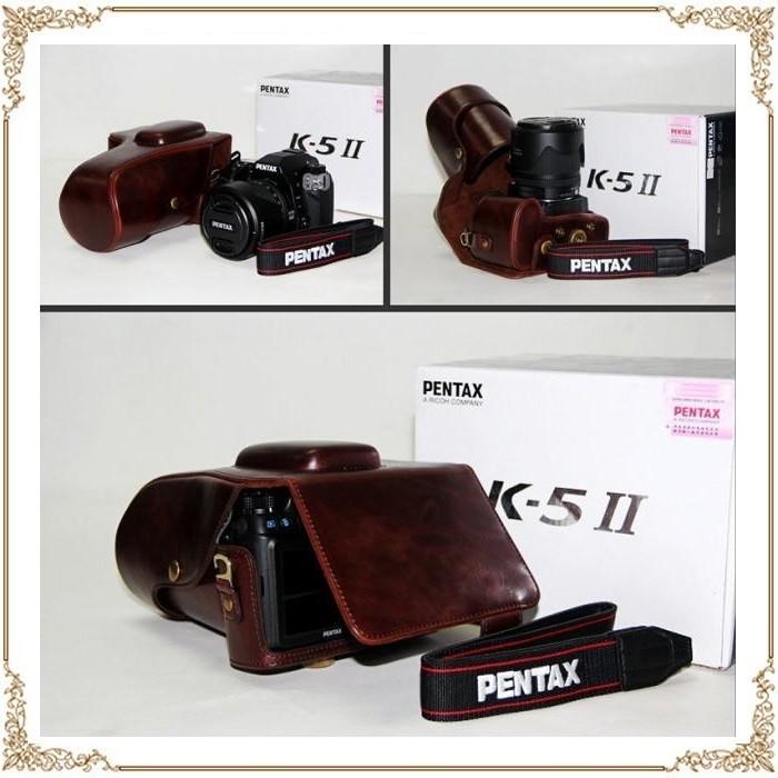 PENTAX - PENTAX K-50 （レンズキット）カメラケース、レンズフード、充電池付 PENTAX K-50 ケース K-30 カメラケース K-5 II s K-5II カバー