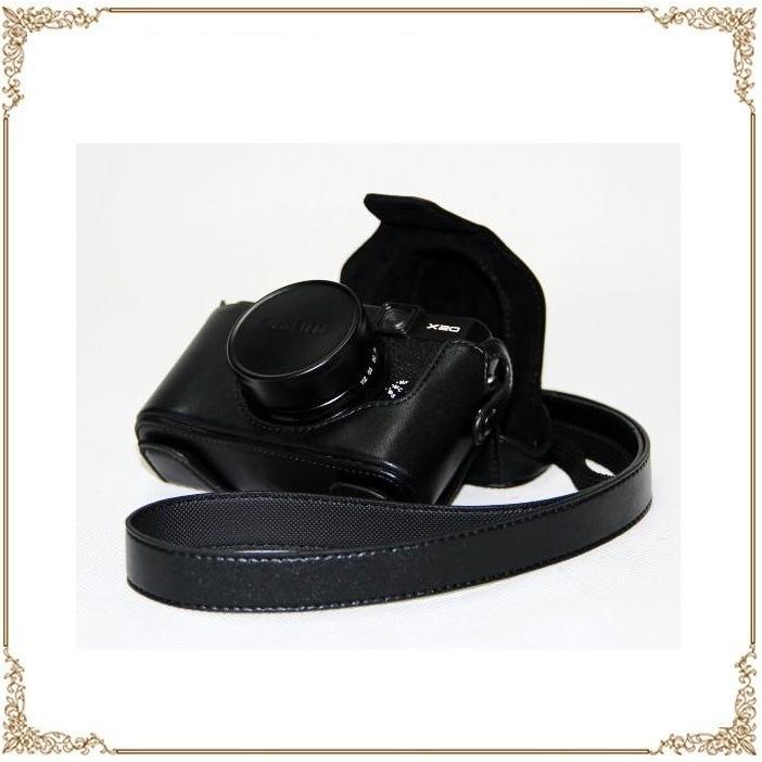 FUJIFILM X100F/X100V 純正レザーケース黒 ストラップ付 【公式通販】