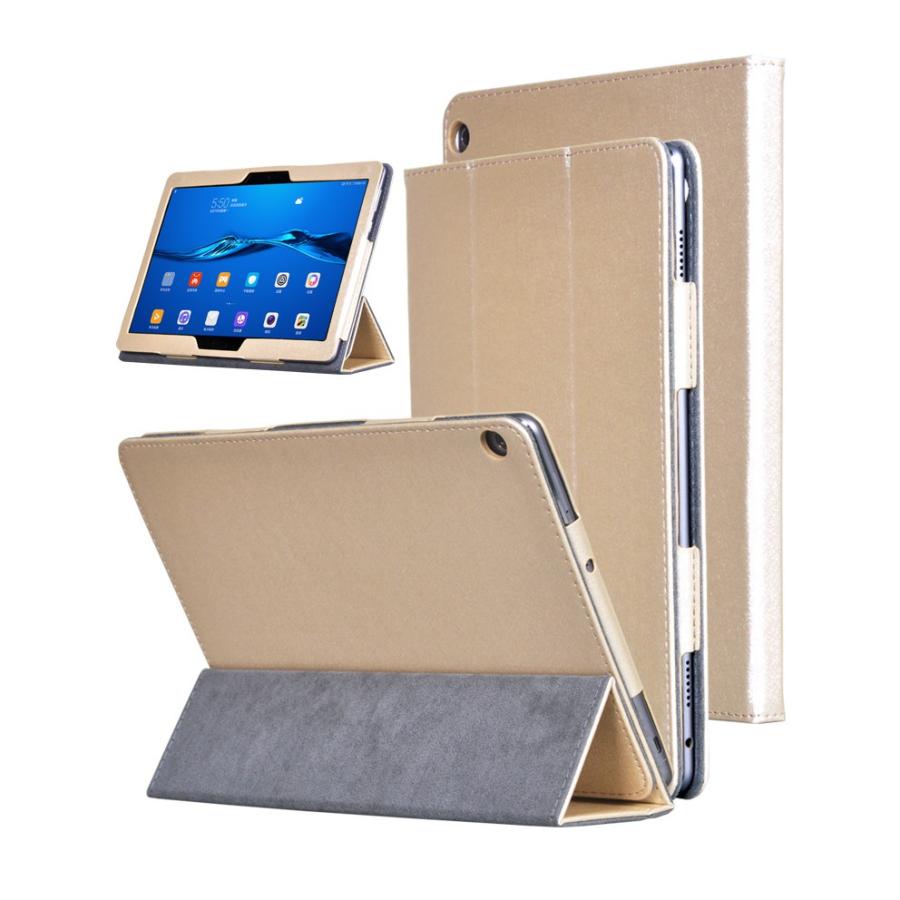 Huawei MediaPad T3 10 ケース付き Leather Slim Smart Stand Case