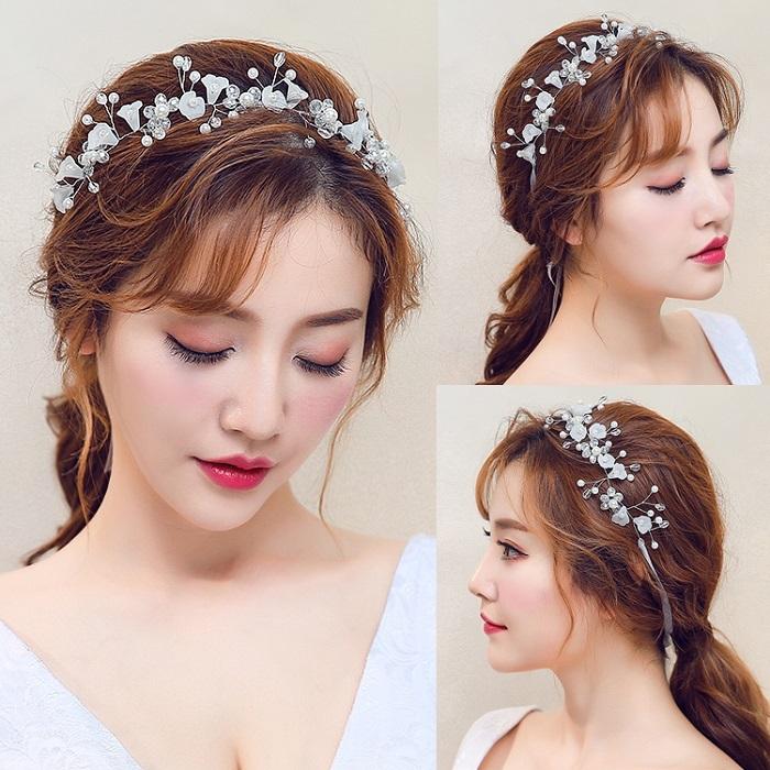 ヘッドドレス ウェデイング ヘアアクセサリー ヘッドアクセ ヘアー