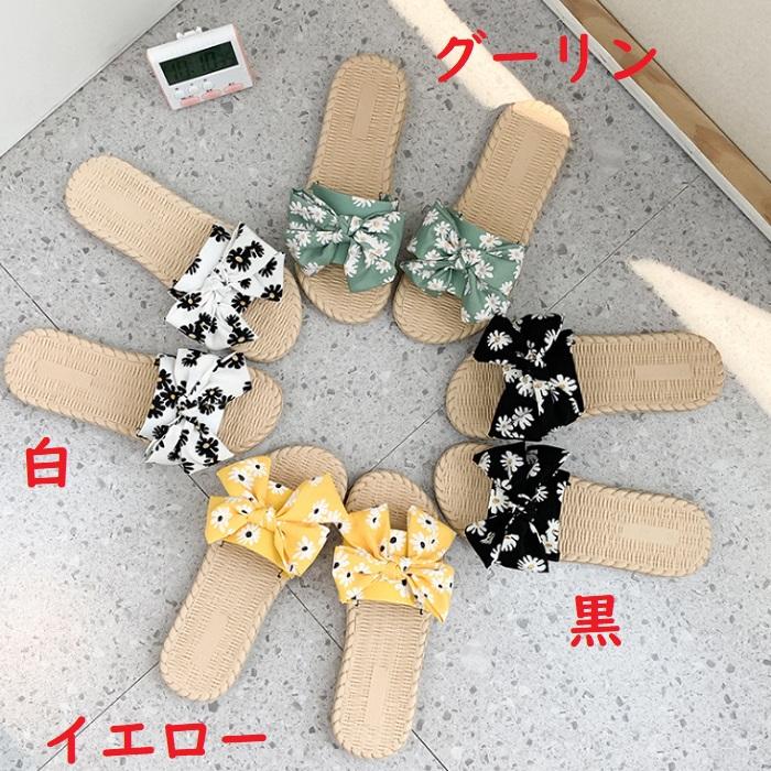 サンダル レディース リボン スリッパ ビーチサンダル 可愛いリボン ビーサン レディース シューズ 靴 ぺたんこ 滑り止め 柔らかい 海 22 5 23 23 5cm Sandals t22 スマートビジネス 通販 Yahoo ショッピング