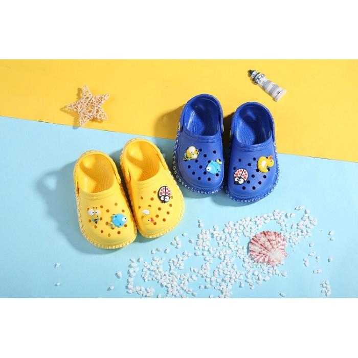 ジビッツ付 サンダル ラインクロック EVAサンダル クロッグサンダル