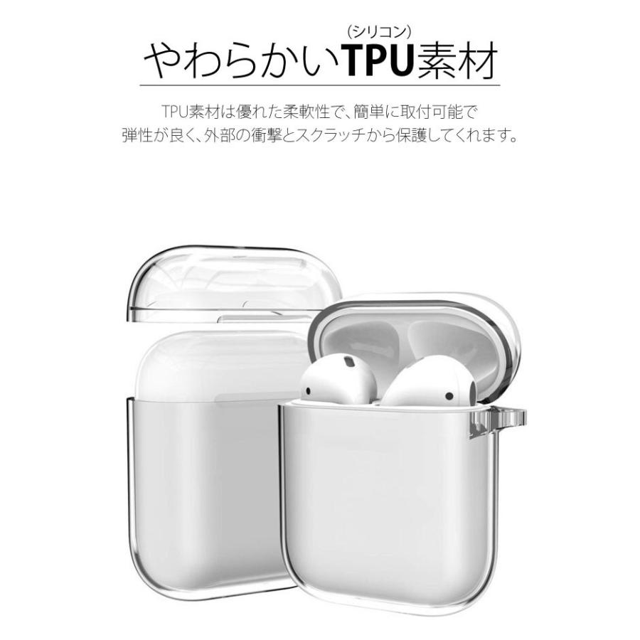 AirPods ケース クリア 透明 TPU Pro2 Pro 第3世代 第2世代 第1世代 おしゃれ 本体 カバー エアーポッズ イヤホン シンプル 耐衝撃 最安値 アクセサリー｜smartno1｜05